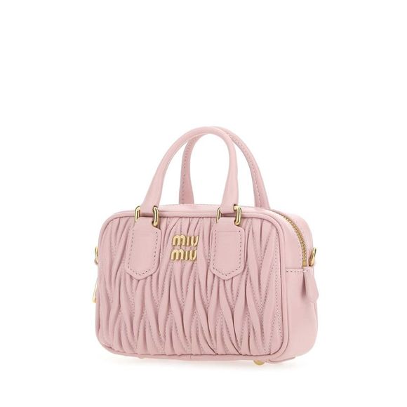 MIU MIU Pink Nappa Leather Mini Handbag - Picture 2 of 2
